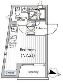 FARE西新宿Ⅶ (ファーレ西新宿7) 303 間取り図