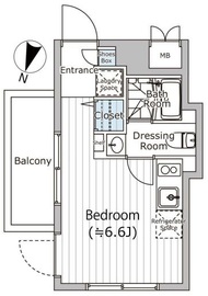 FARE西新宿Ⅶ (ファーレ西新宿7) 201 間取り図