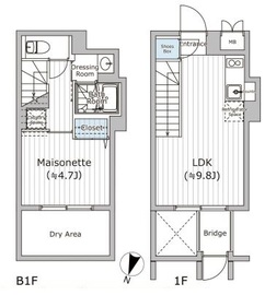 FARE西新宿Ⅶ (ファーレ西新宿7) 101 間取り図