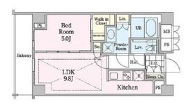 MAISON SENZOKUIKE 306 間取り図