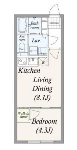 PASEO三軒茶屋Ⅱ (パセオ三軒茶屋Ⅱ) 106 間取り図