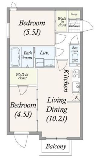 PASEO三軒茶屋Ⅱ (パセオ三軒茶屋Ⅱ) 201 間取り図