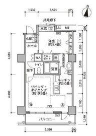 東雲キャナルコートCODAN 18-328 間取り図