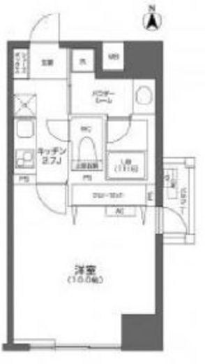 プライムアーバン千住 601 間取り図