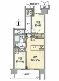 パークナード経堂 1階 間取り図