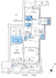 イニシア新宿早稲田 4階 間取り図