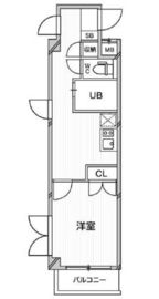 ガーデンテラス南麻布 301 間取り図