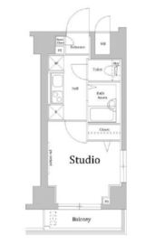 メインステージ銀座 9階 間取り図