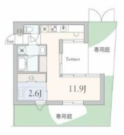 グランデュオ代々木3 (GranDuo YoyogiⅢ) 103 間取り図