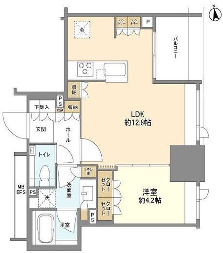 クラッシィハウス大手町ザ・スイート 6階 間取り図