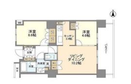 豊洲シエルタワー 20階 間取り図