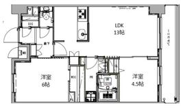 S-RESIDENCE王子Nord (エスレジデンス王子ノール) 602 間取り図