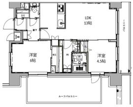 S-RESIDENCE王子Nord (エスレジデンス王子ノール) 1202 間取り図
