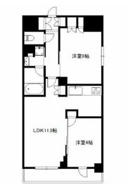 クレストコート日本橋浜町 603 間取り図