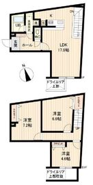 LiveFlat戸越 (ライブフラット戸越) 103 間取り図