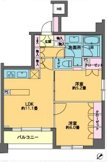 カスタリア東日本橋2 1004 間取り図