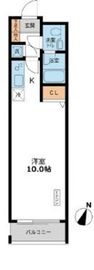 カッシア目黒 202 間取り図