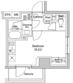 ザ・パークハビオ川口 207 間取り図