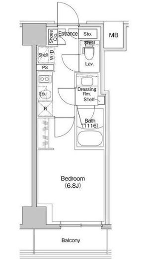 ザ・パークハビオ川口 303 間取り図