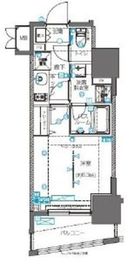 ZOOM横浜桜木町 3階 間取り図