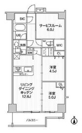 Weave Place KunitachiⅡ (ウィーヴプレイス国立Ⅱ) 802 間取り図