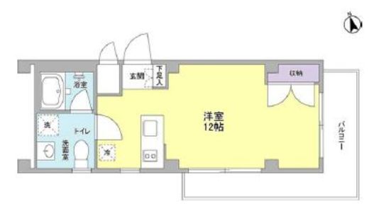 ソヨカゼテラス永福町 502 間取り図
