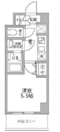 パークフラッツ横濱平沼橋 504 間取り図