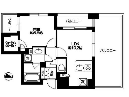 CITY SPIRE池上 (シティスパイア池上) 601 間取り図
