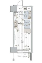 メイクスデザイン川崎Ⅱ 8階 間取り図