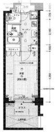 ラグジュアリーアパートメント西新宿 3階 間取り図