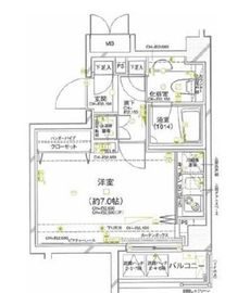 パレステュディオ銀座2丁目 4階 間取り図