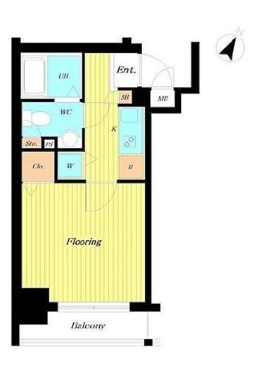 グランフォース九段 3階 間取り図