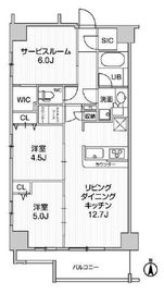 Weave Place KunitachiⅠ (ウィーヴプレイス国立Ⅰ) 201 間取り図