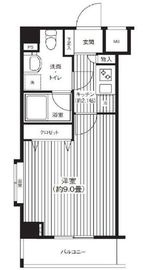グランハイツ東中野 106 間取り図