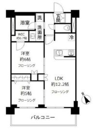 エヌステージ赤羽志茂 202 間取り図