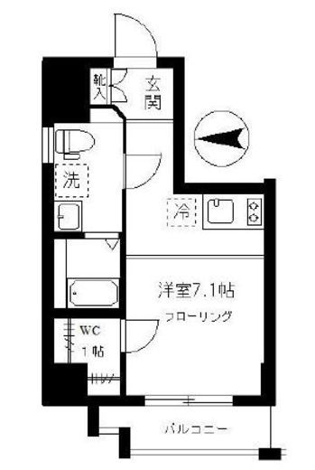 アーバイル三軒茶屋 6階 間取り図