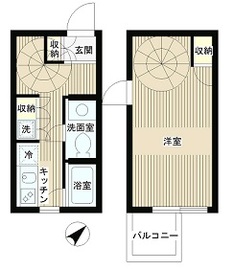 JOYCE広尾 201 間取り図