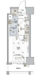 メイクスデザイン川崎Ⅱ 8階 間取り図