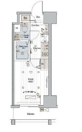 メイクスデザイン川崎Ⅱ 4階 間取り図