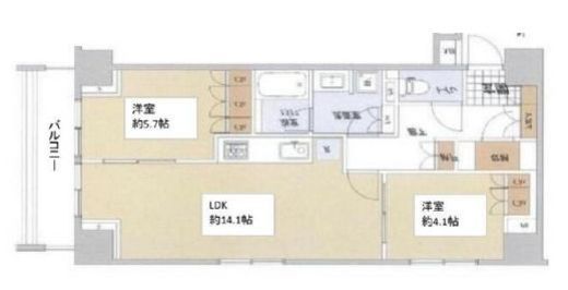 レグノ・カリテ品川シーサイド 3階 間取り図