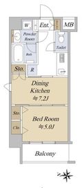 日神デュオステージ新宿外苑東通り 10階 間取り図