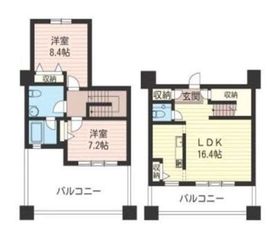 レジデンスシャルマン月島 819 間取り図