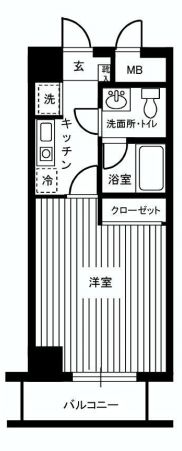 アルティス芝公園 902 間取り図