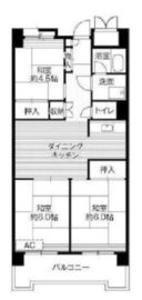 ビレッジハウス品川八潮タワー 1-524 間取り図