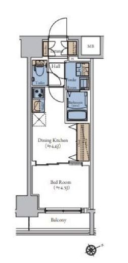 エスティメゾン大森 403 間取り図