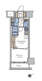 エスティメゾン大森 406 間取り図