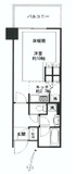 大崎ウエストシティタワーズ ウエスト 4階 間取り図