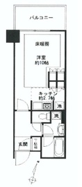 大崎ウエストシティタワーズ ウエスト 4階 間取り図