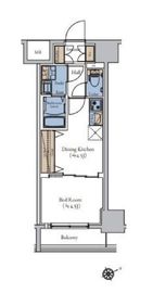 エスティメゾン大森 606 間取り図