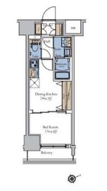 エスティメゾン大森 1207 間取り図